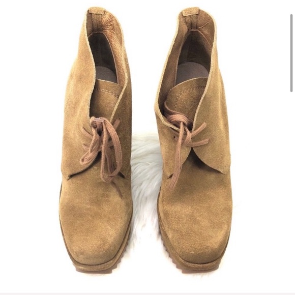 Pedro Garcia Suede Platform Wedge Booties (NWT) - Picture 2 of 8